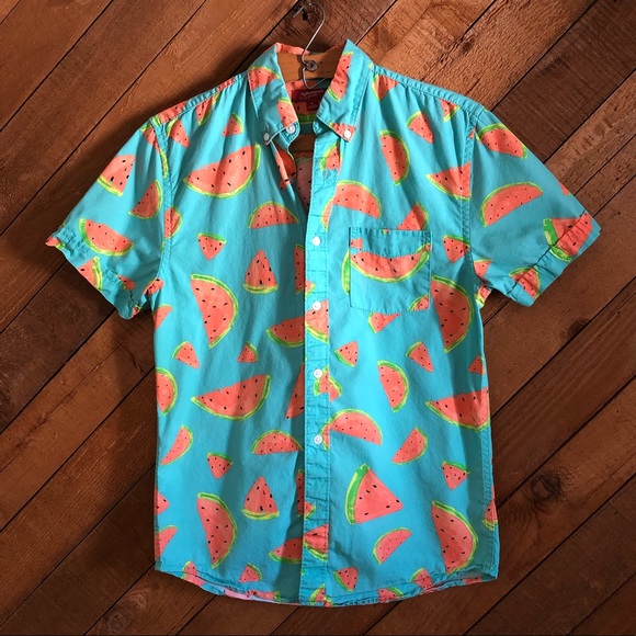 Arizona Jean Company Other - Vintage Arizona Jeans watermelon button-up 🍉☀️